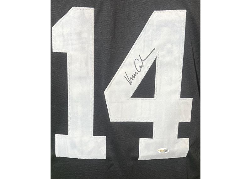 Ken Anderson Signed Cincinnati Black Football Jersey JSA