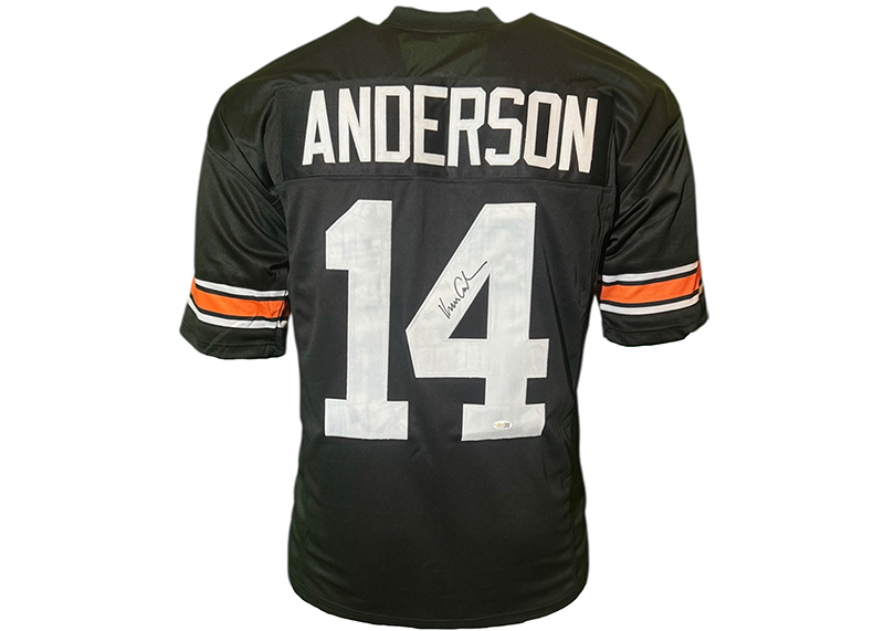 Ken Anderson Signed Cincinnati Black Football Jersey JSA