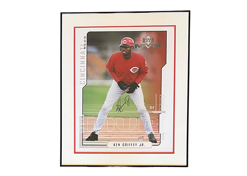 Ken Griffey Jr. Signed Upper Deck MVP Cincinnati Reds Framed Photo – Upper Deck Authenticated