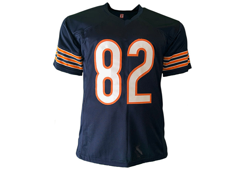 Ken Margerum Signed Chicago Blue Football Jersey Beckett