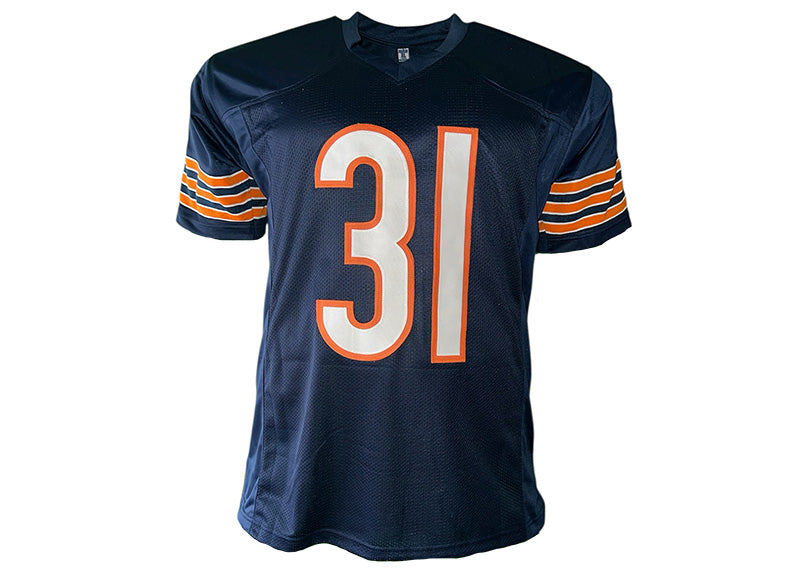 Ken Taylor Signed Blue Football Jersey Beckett