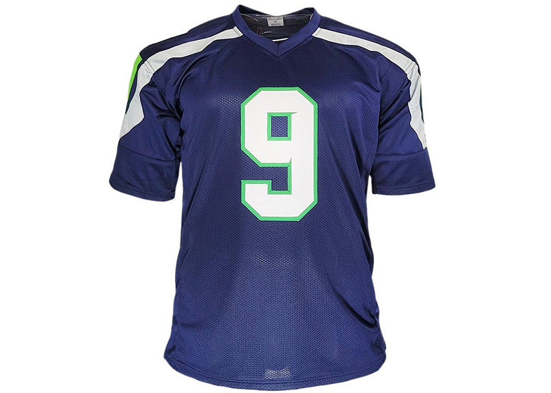 Kenneth Walker lll Signed Custom Blue Football Jersey Beckett