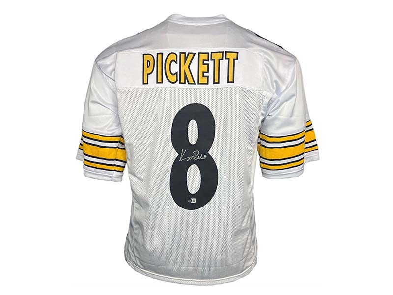Kenny Pickett Autographed Pittsburgh White Football Jersey Beckett
