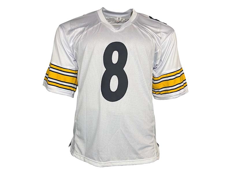 Kenny Pickett Autographed Pittsburgh White Football Jersey Beckett