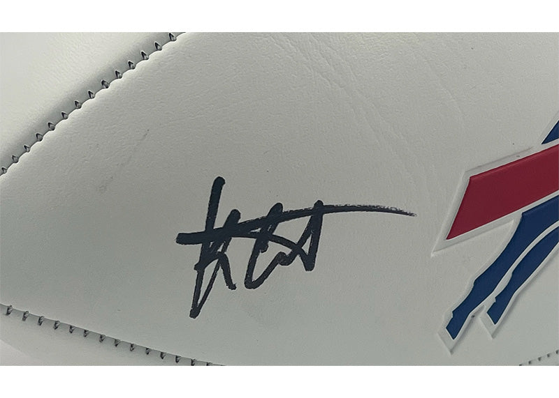 Keon Coleman Signed Buffalo Bills Team Logo Football JSA