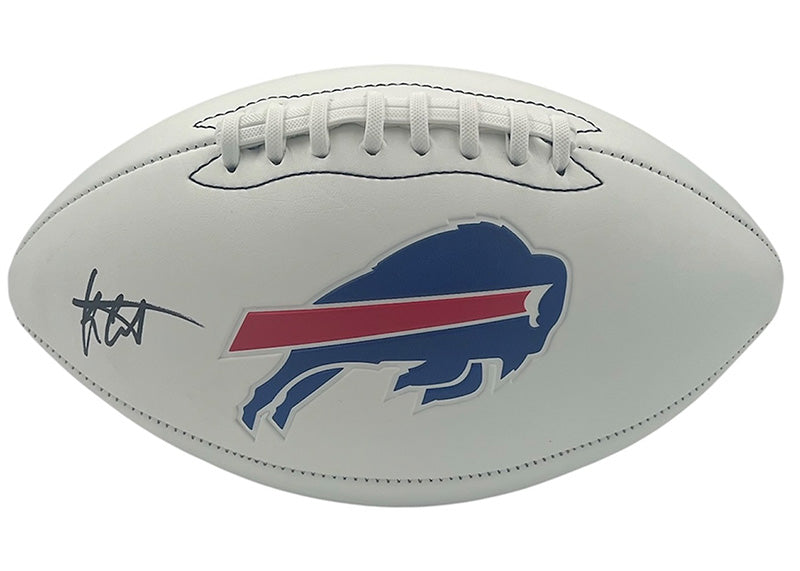 Keon Coleman Signed Buffalo Bills Team Logo Football JSA