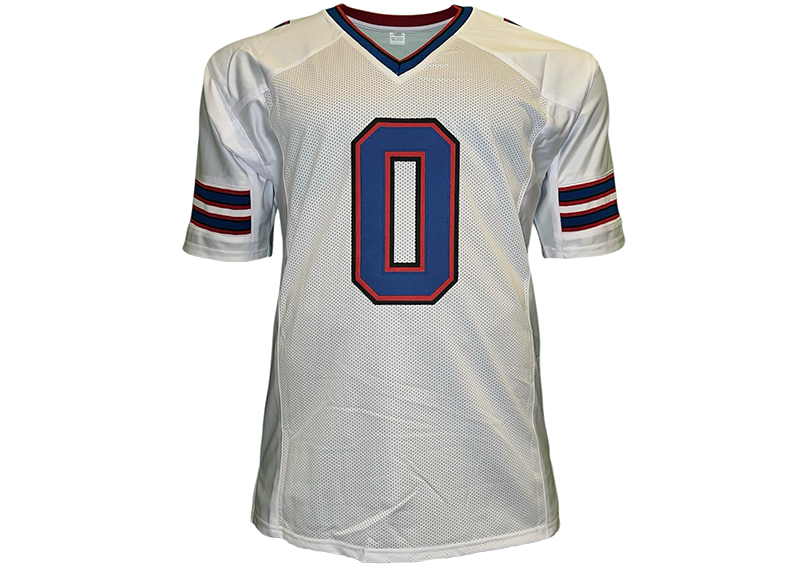 Keon Coleman Unsigned Buffalo White Football Jersey