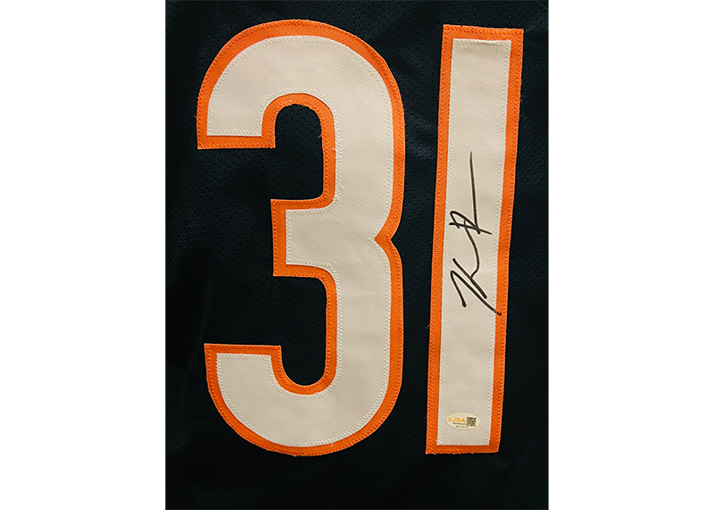 Kevin Byard Signed Chicago Blue Football Game Cut Jersey JSA