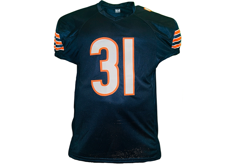 Kevin Byard Signed Chicago Blue Football Game Cut Jersey JSA