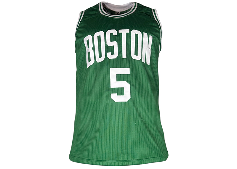 Kevin Garnett Signed Boston Green Basketball Jersey JSA