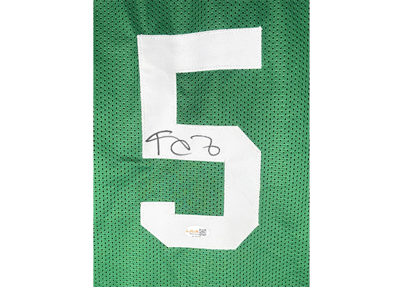 Kevin Garnett Signed Boston Green Basketball Jersey JSA