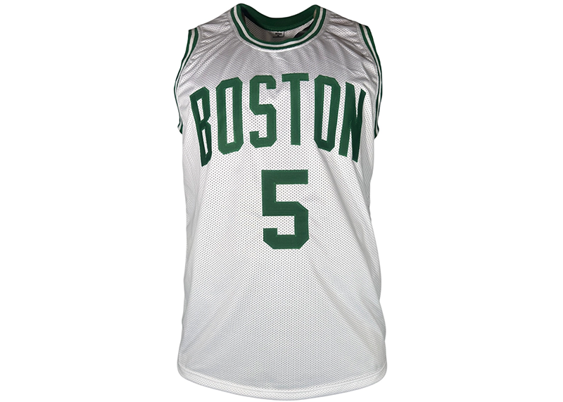 Kevin Garnett Signed Boston White Basketball Jersey JSA