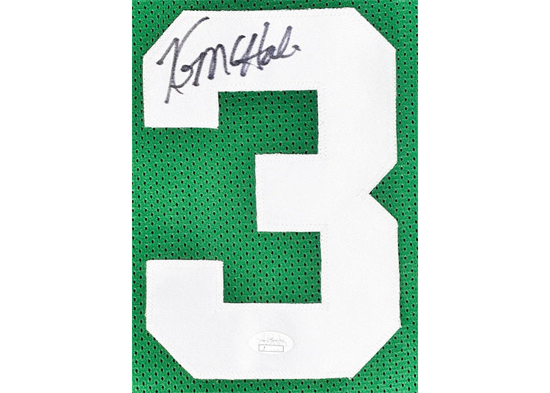 Kevin McHale Signed Boston Green Basketball Jersey JSA