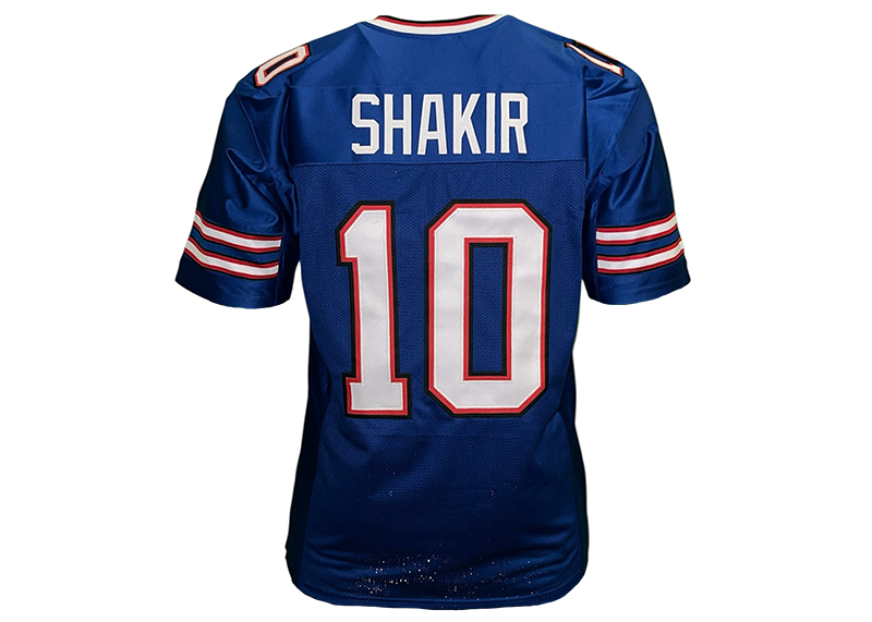 Khalil Shakir Unsigned Buffalo Blue Football Jersey
