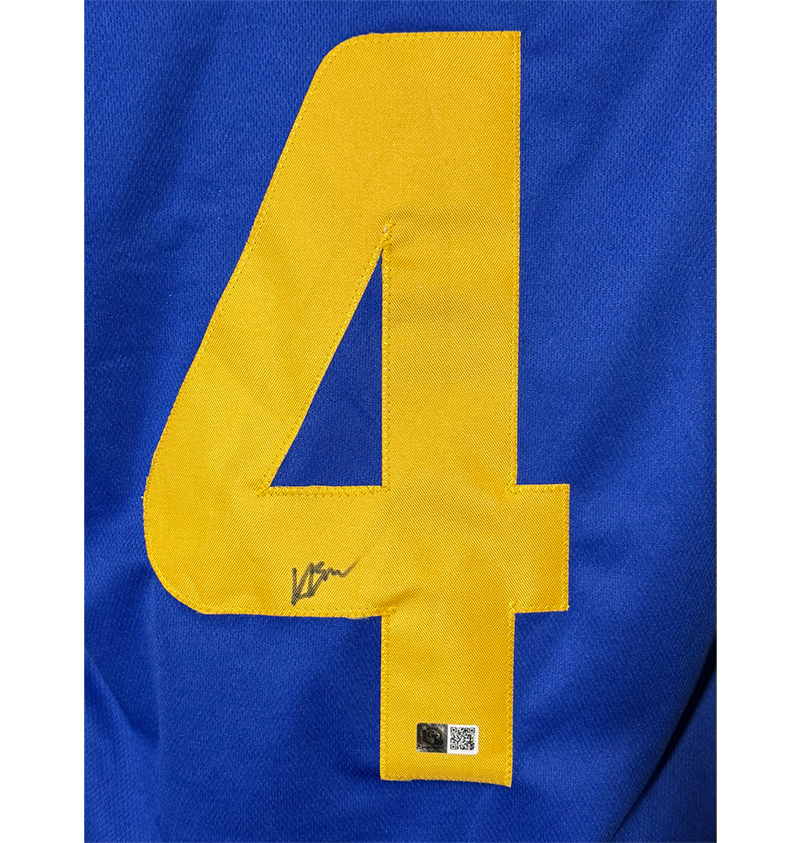 Konata Mumpfield Signed Los Angeles Blue Football Jersey GTSM