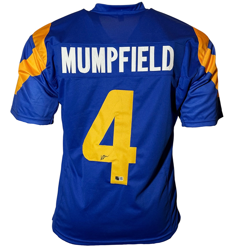 Konata Mumpfield Signed Los Angeles Blue Football Jersey GTSM