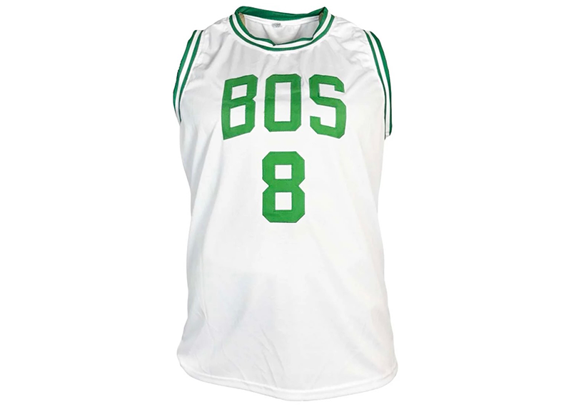 Kristaps Porzingis Signed Boston White Basketball Jersey (Beckett)