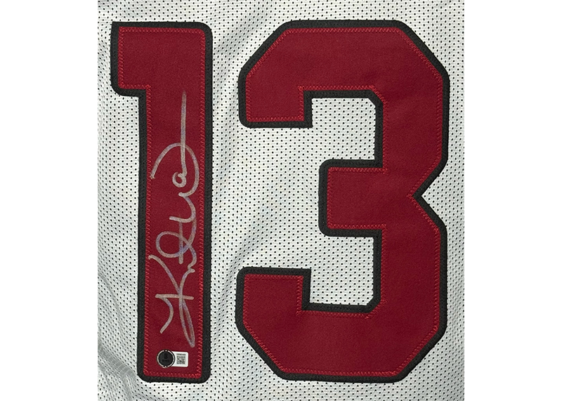 Kurt Warner Signed Arizona White Football Jersey Beckett