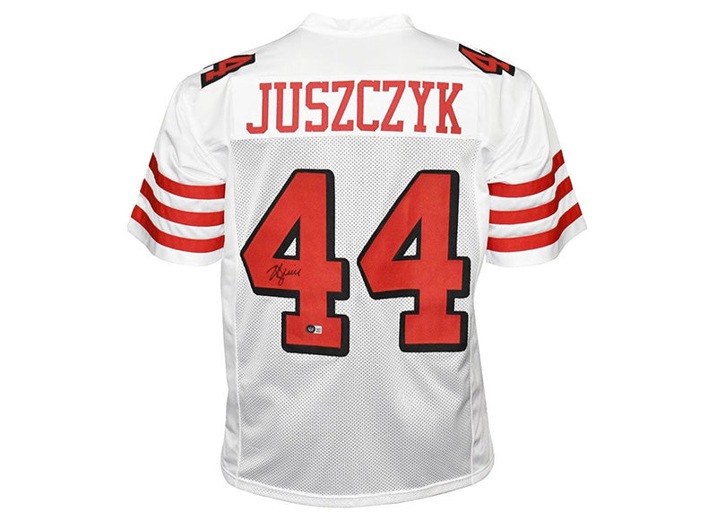 Kyle Juszczyk Signed White Custom Football Jersey (Beckett)