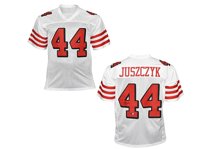 Kyle Juszczyk Signed White Custom Football Jersey (Beckett)