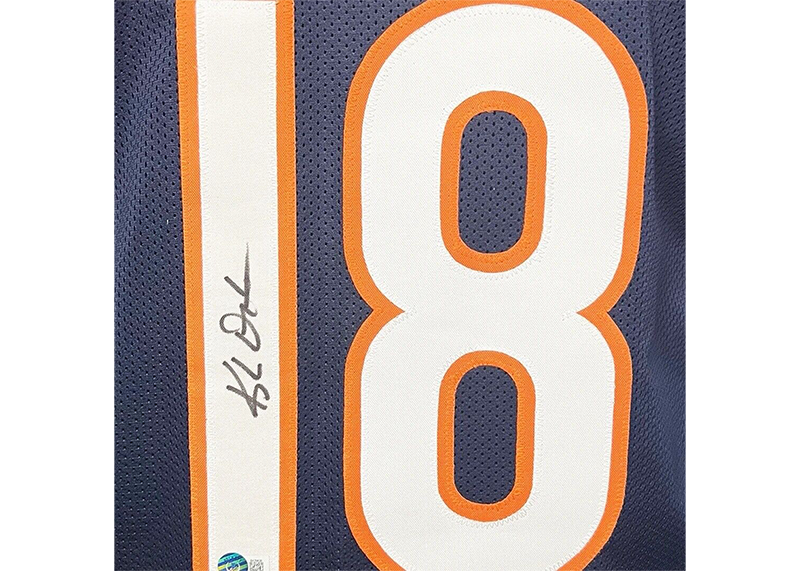 Kyle Orton Signed Custom Blue Football Jersey (Beckett)