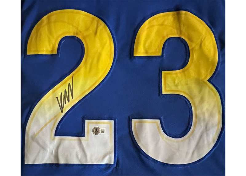 Kyren Williams Signed Los Angeles Blue Football Jersey Beckett
