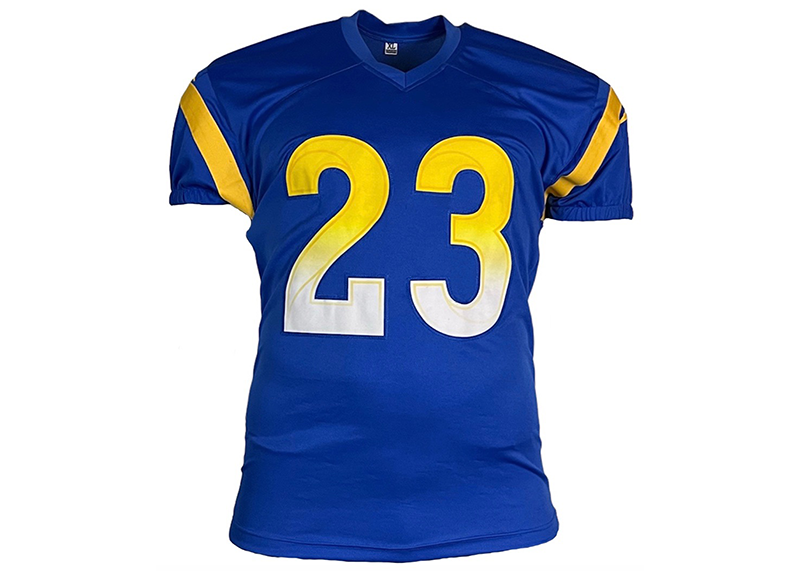Kyren Williams Signed Los Angeles Blue Football Jersey Beckett