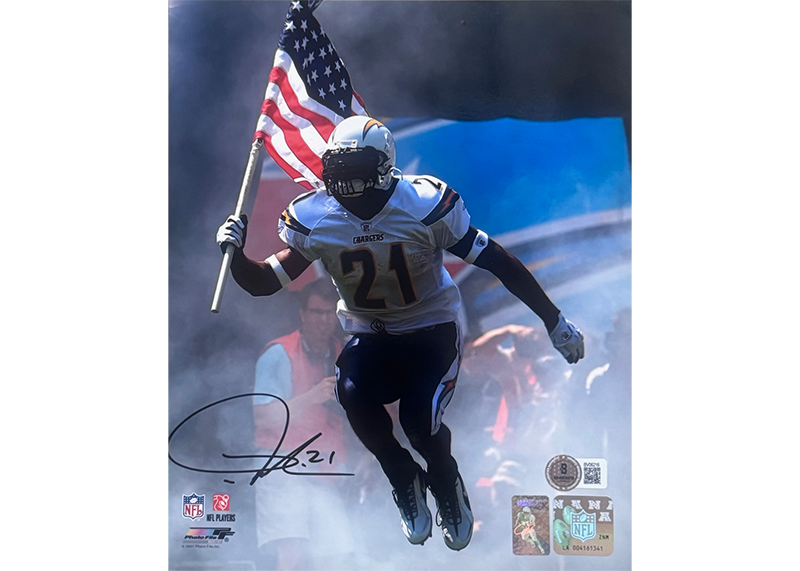 LaDainian Tomlinson Signed 8x10 Photo San Diego Chargers Beckett