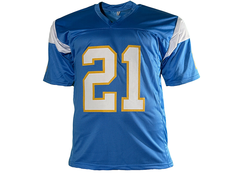 LaDainian Tomlinson Signed San Diego Blue Football Jersey JSA