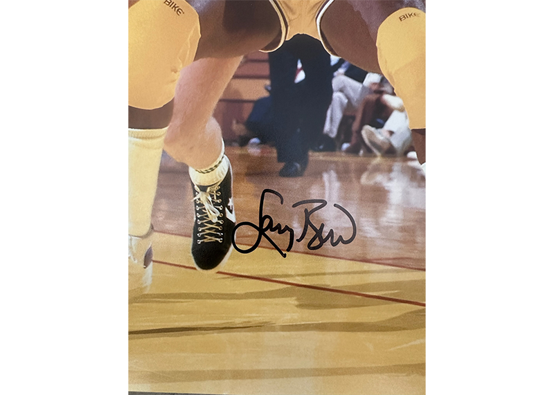 Larry Bird Autographed Boston Celtics 16x20 Photo JSA