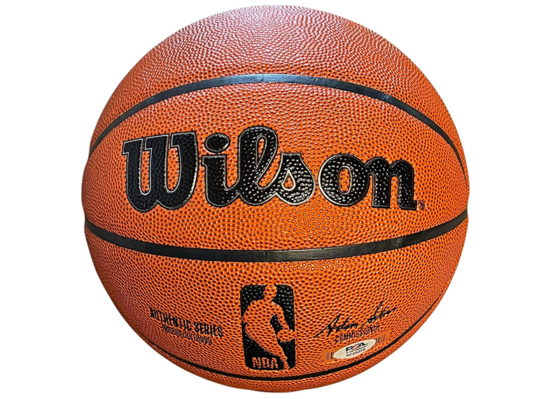 Larry bird Signed Wilson Authentic Series NBA basketball PSA