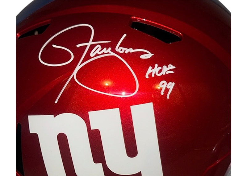 Lawrence Taylor signed New York Giants Flash Full Size Helmet JSA