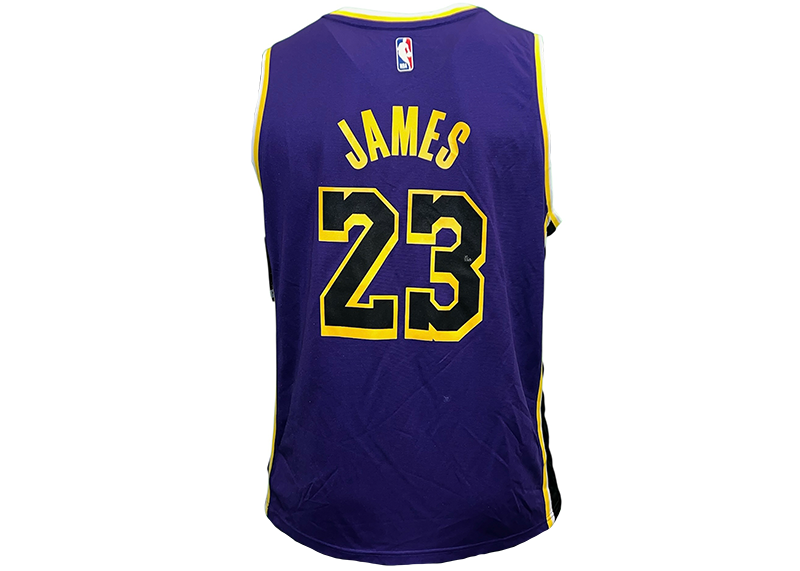 LeBron James Los Angeles Lakers Authentic Basketball Jersey