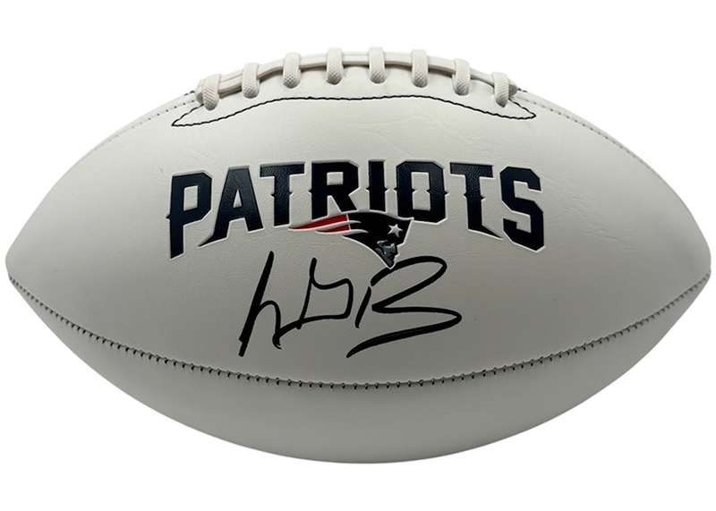 LeGarrette Blount Signed New England Patriots Logo Football JSA
