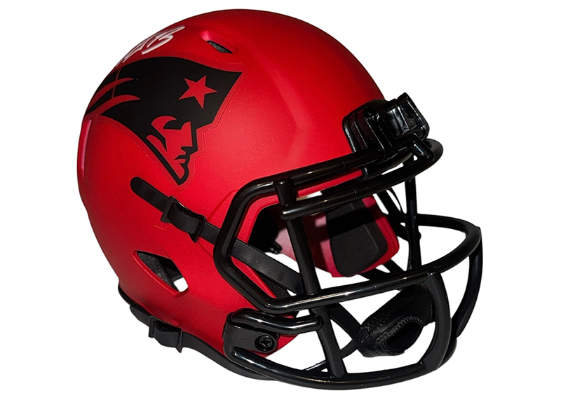 LeGarrette Blount Signed New England Patriots Rave Mini Helmet JSA
