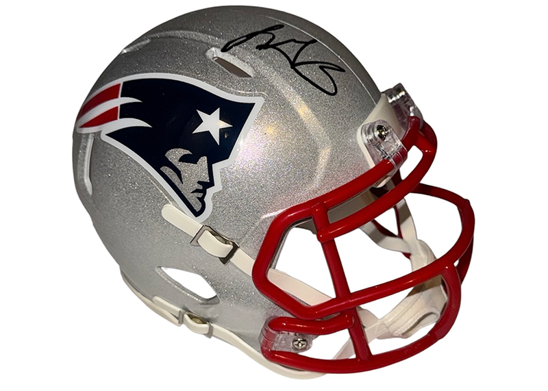 LeGarrette Blount Signed New England Patriots Speed Mini Helmet JSA