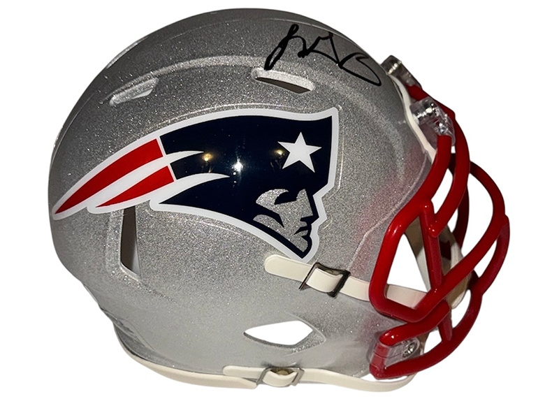 LeGarrette Blount Signed New England Patriots Speed Mini Helmet JSA
