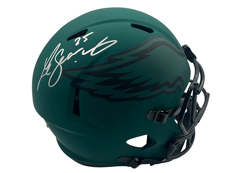 LeSean McCoy Signed Eagles Full Size Rave Football Helmet JSA