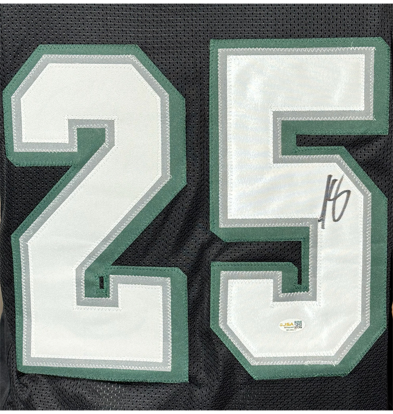 LeSean McCoy Signed Philadelphia Black Football Jersey JSA