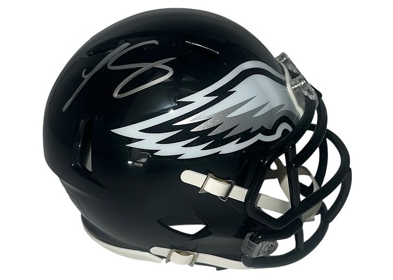 LeSean McCoy Signed Philadelphia Eagles Alternate Speed Mini Helmet JSA