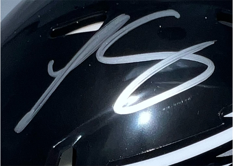 LeSean McCoy Signed Philadelphia Eagles Alternate Speed Mini Helmet JSA