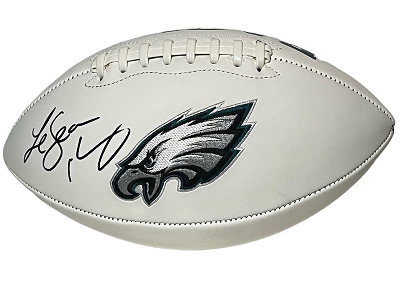 LeSean McCoy Signed Philadelphia Eagles Logo Football Beckett