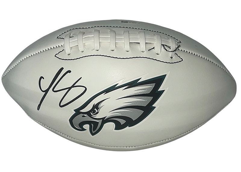 LeSean McCoy Signed Philadelphia Eagles Logo Football JSA