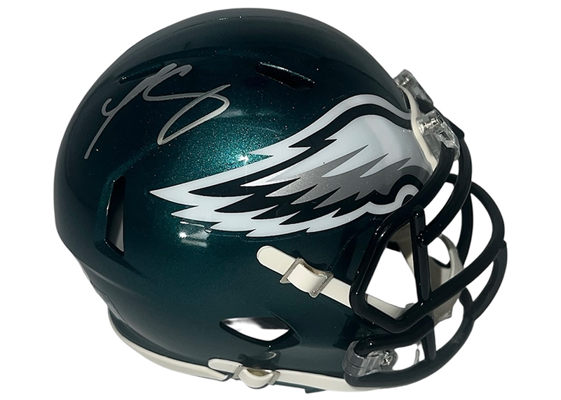 LeSean McCoy Signed Philadelphia Eagles Speed Mini Helmet JSA