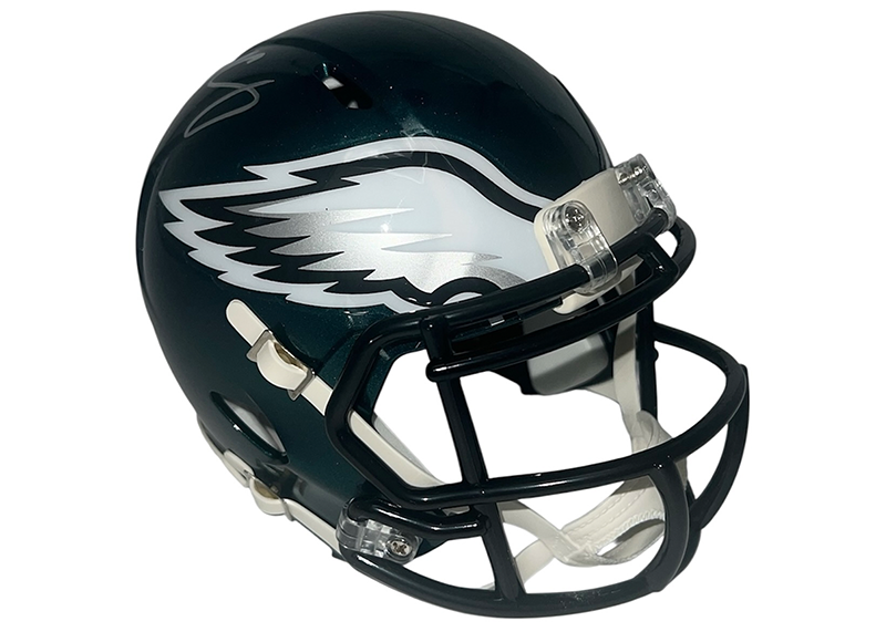 LeSean McCoy Signed Philadelphia Eagles Speed Mini Helmet JSA