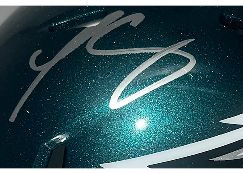 LeSean McCoy Signed Philadelphia Eagles Speed Mini Helmet JSA