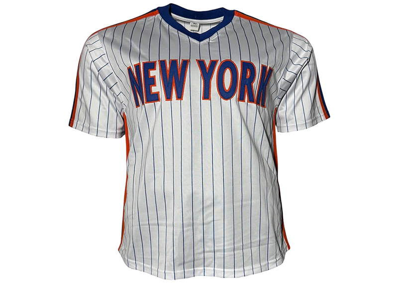 Lenny Dykstra Signed New York Pinstripe Baseball Jersey JSA