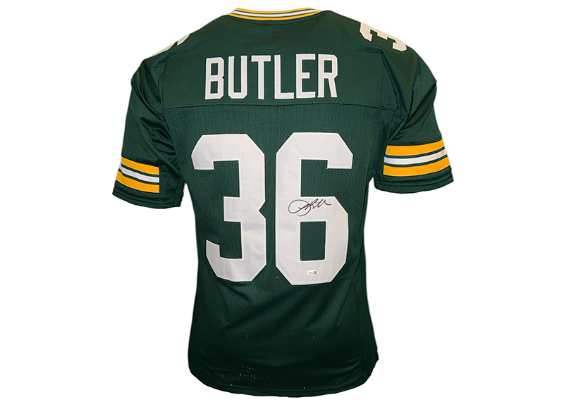 Leroy Butler Signed Green Bay Green Football Jersey JSA