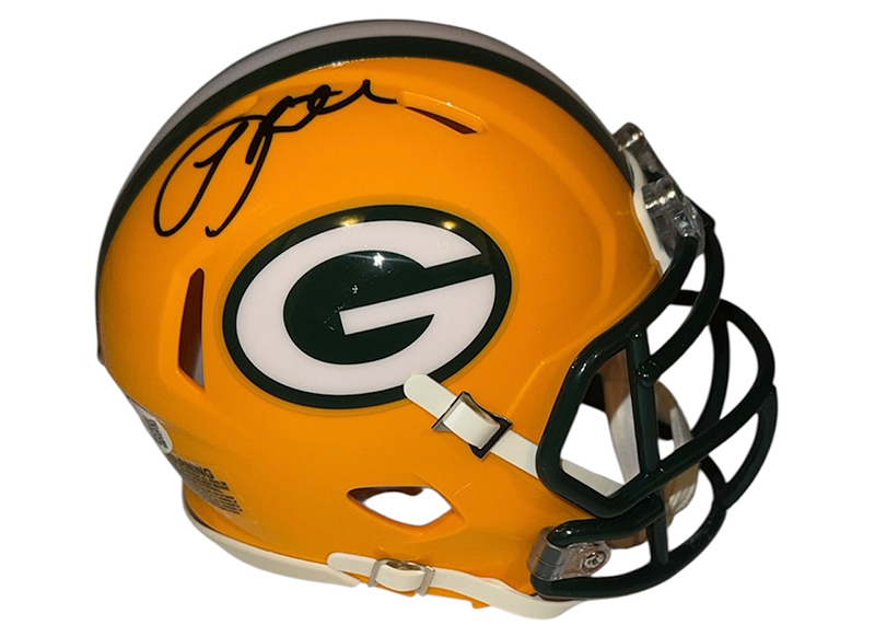 Leroy Butler Signed Green Bay Packers Speed Mini Football Helmet JSA