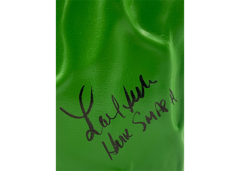 Lou Ferrigno Autograph Hulk Fist JSA Hulk Smash Inscription